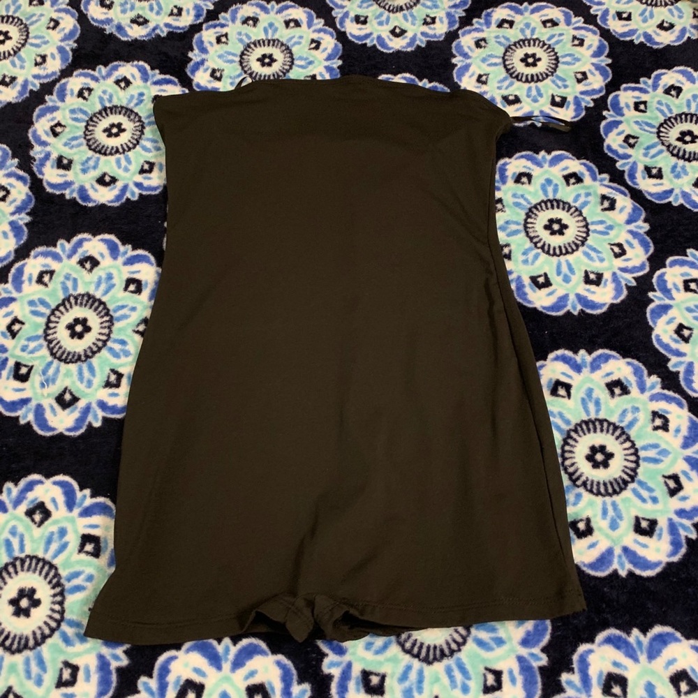Strapless one piece